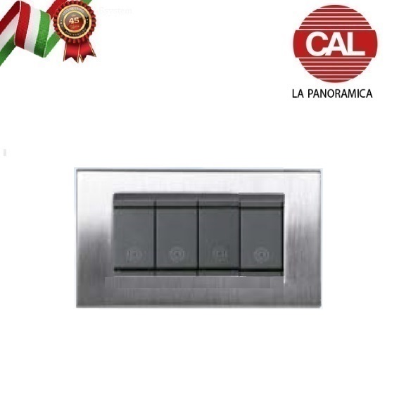 PLACCA VIMAR IDEA IN METALLO E LEGNO LA PANORAMICA CAL - Foto 18 di 25