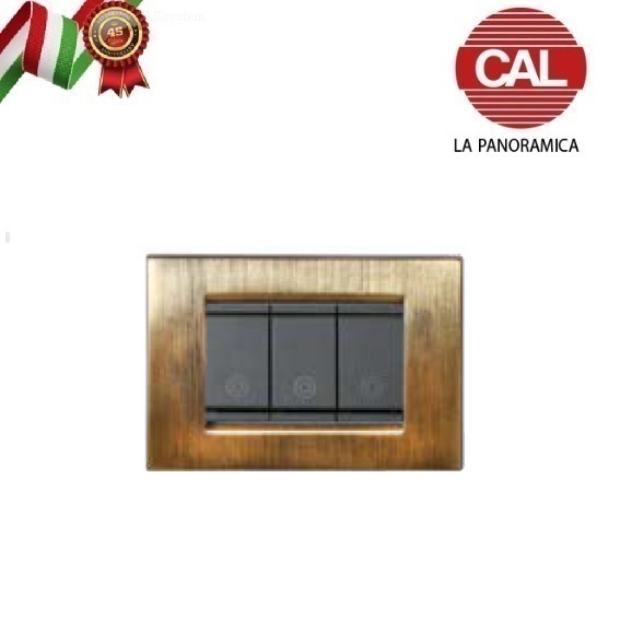 PLACCA VIMAR IDEA IN METALLO E LEGNO LA PANORAMICA CAL - Foto 8 di 25