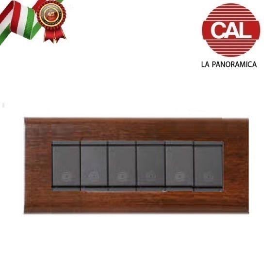 PLACCA VIMAR IDEA IN METALLO E LEGNO LA PANORAMICA CAL - Foto 13 di 25