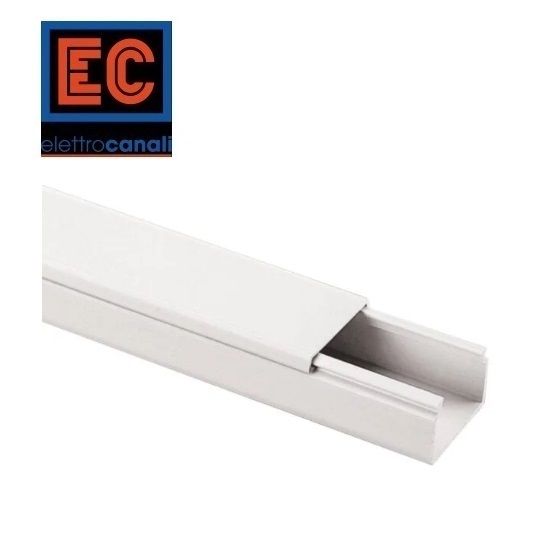 Canalina Portacavi EAE ITALIA Bianca 25x40mm - Lunghezza 3 Metri - BBIMIX00002AAA