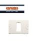PLACCA AUTOPORTANTE 1 POSTO BIANCA GEWISS SYSTEM GW24001