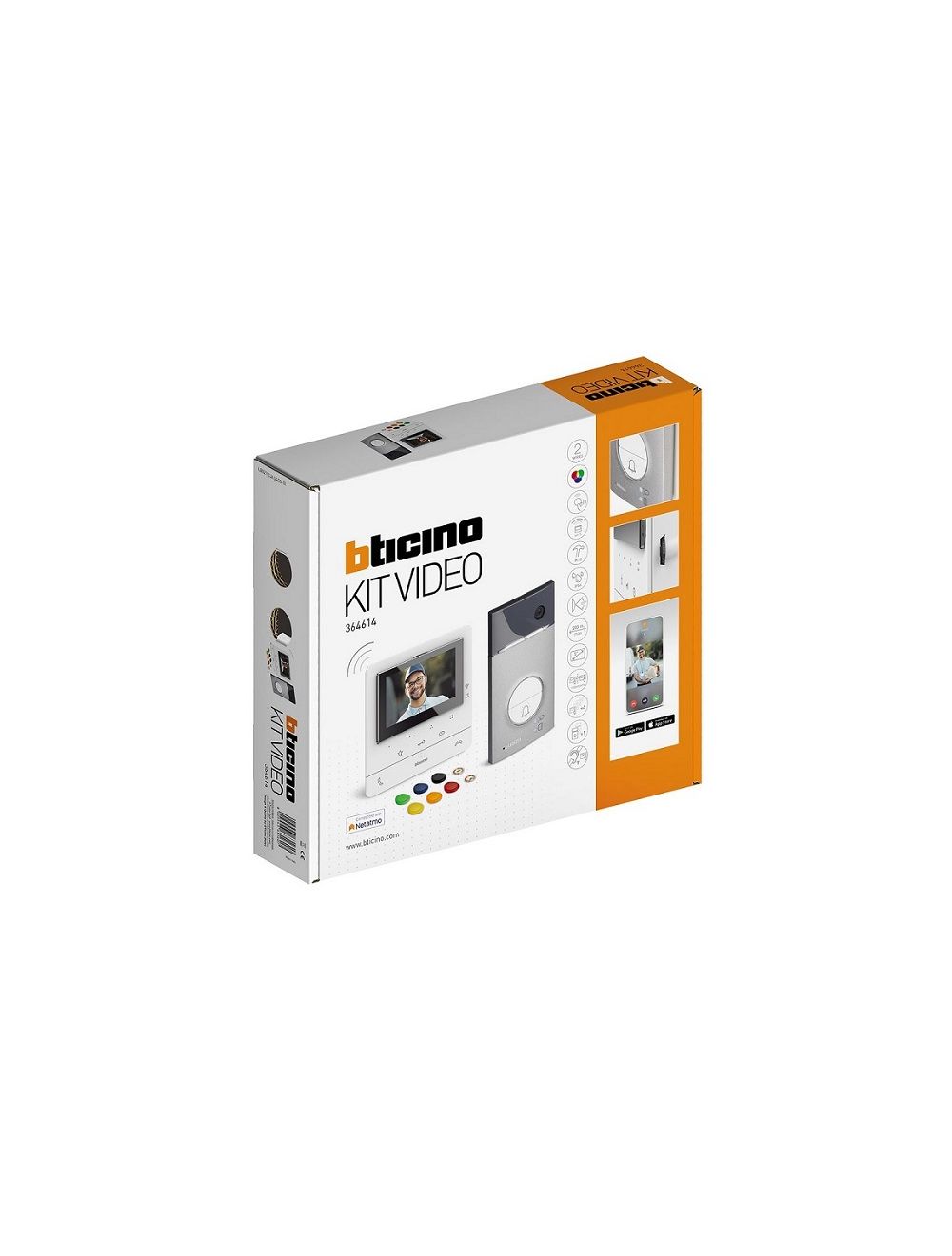364614 KIT VIDEOCITOFONO BTICINOCLASSE 100 X16E L3000 WIFI