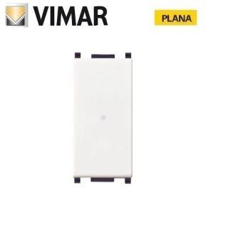 INTERRUTTORE ASSIALE 10AX VIMAR PLANA 14100 BIANCO