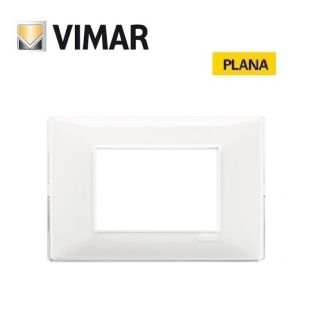 PLACCA 3 POSTI REFLEX NEVE VIMAR PLANA 14653.41