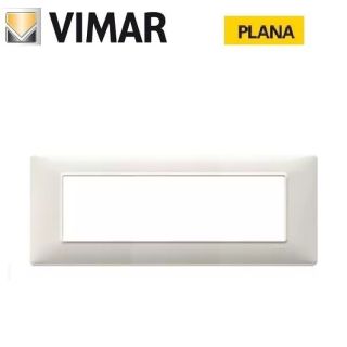 PLACCA 7P BIANCO GRANITO VIMAR PLANA 14657.06
