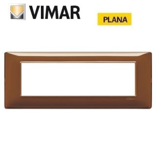 PLACCA 6 POSTI REFLEX TABACCO VIMAR PLANA 14657.49