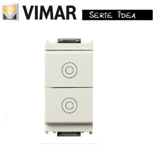 DOPPIO PULSANTE 1P NO 10A BIANCO 16121.B
