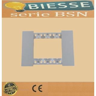 PLACCA 4P BIANCO COMPATIBILE LIVING NOW BTICINO