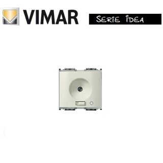 TORCIA CON PRESA RICARICA 230V VIMAR IDEA BIANCO 16450.B