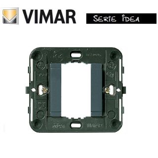 SUPPORTO 1 POSTO PER SCATOLA TONDA VIMAR IDEA 17080 GRIGIO