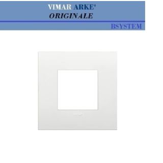 PLACCA 2P BIANCO VIMAR ARKE