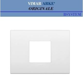 PLACCA 2P CENTRALI BIANCO VIMAR ARKE 19652.74