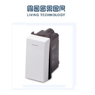 PULSANTE ILLUMINABILE MASTER MODO MIX 21001 BIANCO