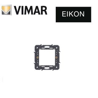 SUPPORTO 2 MODULI CON GRIFFE PER SCATOLE 60mm VIMAR EIKON 21602.