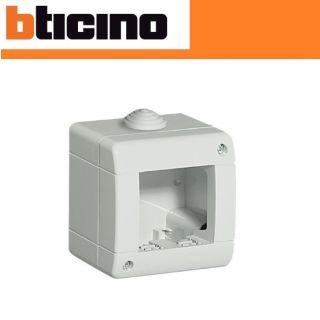 CUSTODIA PROTETTIVA 2 MODULI IP40 BTICINO LUNA LIVING LIGHT 24402
