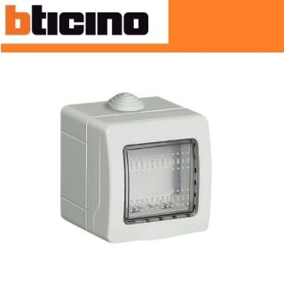 CUSTODIA PROTETTIVA 2 MODULI IP55 BTICINO LUNA LIVING LIGHT 24502
