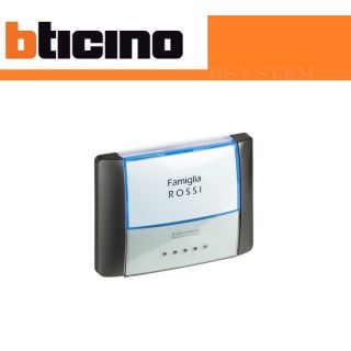 PULSANTE TARGA IP55 BTICINO IDROBOX PLUS 26108L ANTRACITE