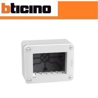 SCATOLA 3 POSTI IP40 BTICINO MATIX GO BIANCO 28403W