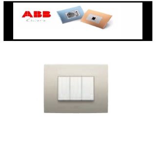 PLACCA ABB CHIARA 3P SABBIA ART 2CSK0302CH