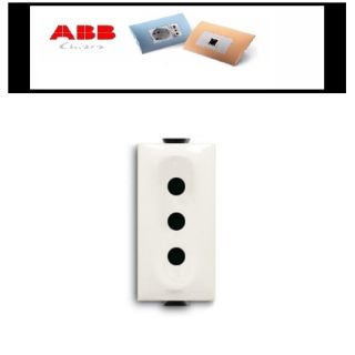 PRESA 2P+T 10A P11 ABB CHIARA 2CSK1101CH BIANCO