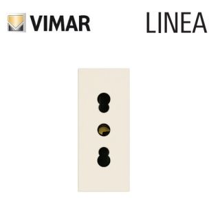 PRESA BIPASSO 16A VIMAR LINEA 30203.C CANAPA