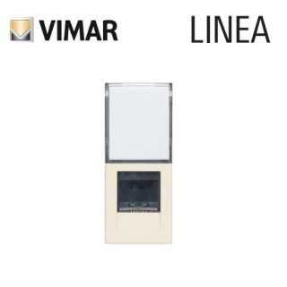 PRESA RJ45 DATI CAT.6 UTP VIMAR LINEA 30339.13C CANAPA