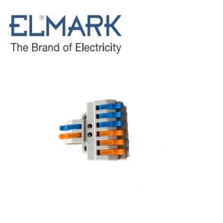 CONNETTORE ELETTRICO
MORSETTO MOLLA 2 INGRESSI 6 USCITE 4mmq