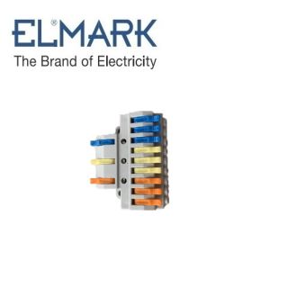 CONNETTORE ELETTRICO
MORSETTO MOLLA 3 INGRESSI 9 USCITE 4mmq