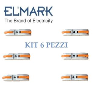 CONNETTORE ELETTRICO
MORSETTO MOLLA 1 INGRESSO 1 USCITA 4mmq