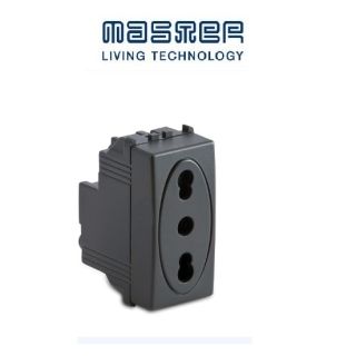 PRESA BIPASSO MASTER MODO 31159 GRIGIO
