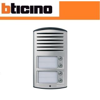 PULSANTIERA AUDIO 2 FILI 4 TASTI CHIAMATA BTICINO 342941