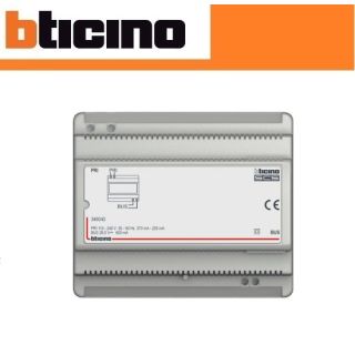 ALIMENTATORE 110-240 Va.c. 50-60 Hz PER IMPIANTO AUDIO 2 FILI BTICINO 346040.