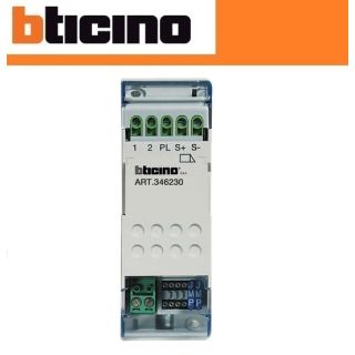 ATTUATORE SERRATURA BTICINO CUSTODIA MODULARE 2 DIN 346230.