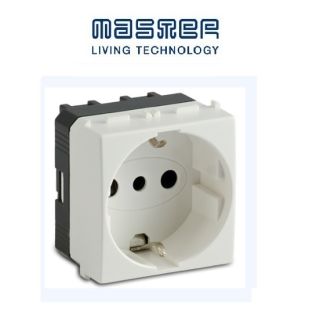 PRESA SCHUKO MASTER MODO 36175 BIANCO