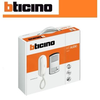 KIT BTICINO AUDIO 2 FILI 366811 MONOFAMILIARE COMPLETO