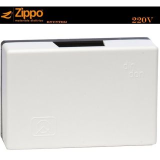 SUONERIA A DUE TONI DIN DON 220V ZIPPO 4067 COLORE BIANCO.