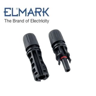 COPPIA CONNETTORE MC4 MASCHIO FEMMINA IP67 30A 1500V PER PANNELLI SOLARI