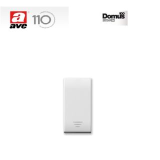 PULSANTE 2P NA+NC 10A ILLUMINABILE AVE DOMUS 441025.