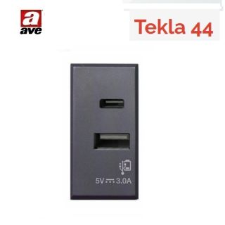 PRESA USB A+C AVE S44 TEKLA 445082USBAC