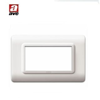 PLACCA 4P BIANCO PVC AVE 44PY04B