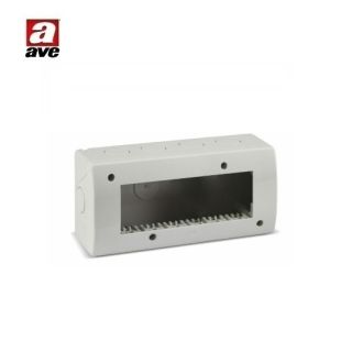 CONTENITORE 6 MODULI IP40 DA ESTERNO AVE S44 44Q06