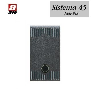 PULSANTE 16A AVE S45 NOIR 45305 NERO
