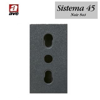 PRESA BIPASSO AVE S45 NOIR 45306/15TS NERO