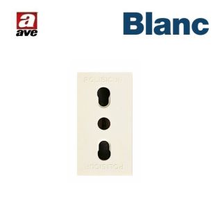 PRESA BIPASSO 10/16A AVE S45 BLANC 45906/15TS