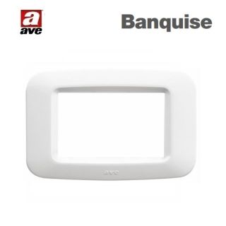 PLACCA 3 POSTI AVE BIANCO 45PY03BB