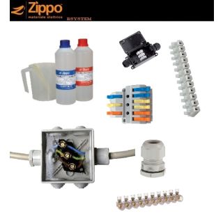 ISOLANTE GEL PER ISOLARE CONTATTI ELETTRICI IP68 ZIPPO 1 Kilogrammo 2 bottiglie bicomponente