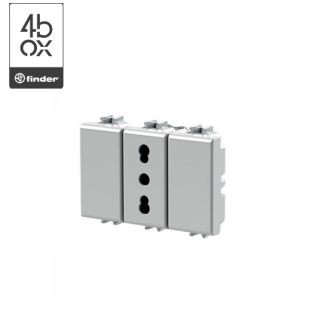 BITAPPO + PRESA BIPASSO COMPATIBILE MATIX BTICINO 4BOX 4B.AM.BT
