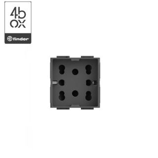 PRESA BIPASSO SCHUKO COMPATIBILE BTICINO LIVING SIDE 4BOX 4B.L.H21