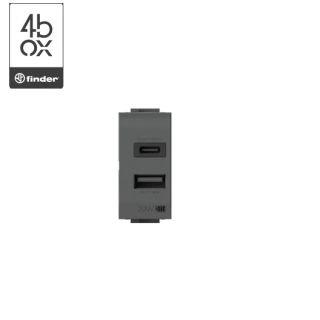 PRESA USB C+A BTICINO LIVING COMPATIBILE 4BOX 4B.L.USB.30