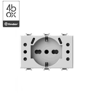 PRESA SCHUKO BIPASSO USB P503 VIMAR COMPATIBILE MATIX BTICINO 4BOX